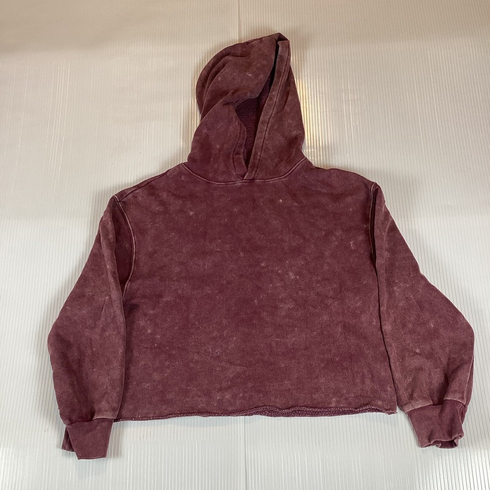 Art Class Womens Sweater Shirt Sz L Long Sleeve Pullover Warm Hoodie Stain